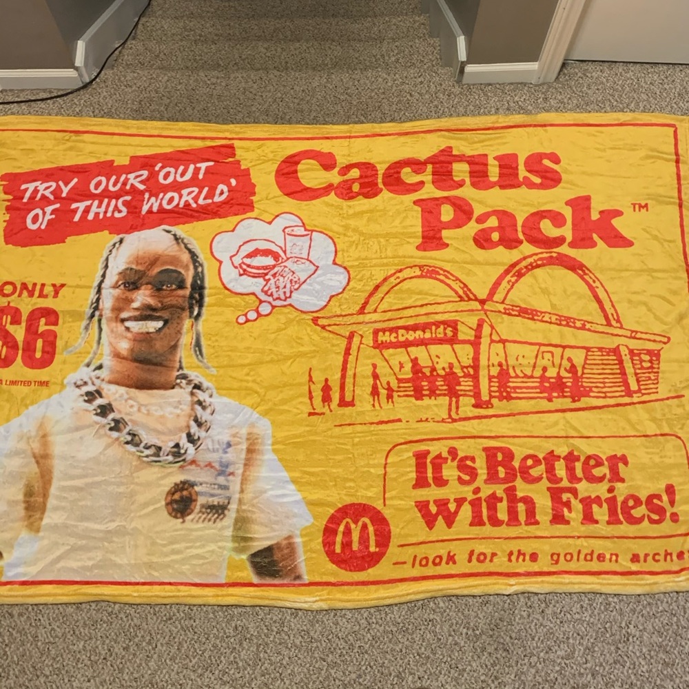 Travis Scott McDonald’s Blanket